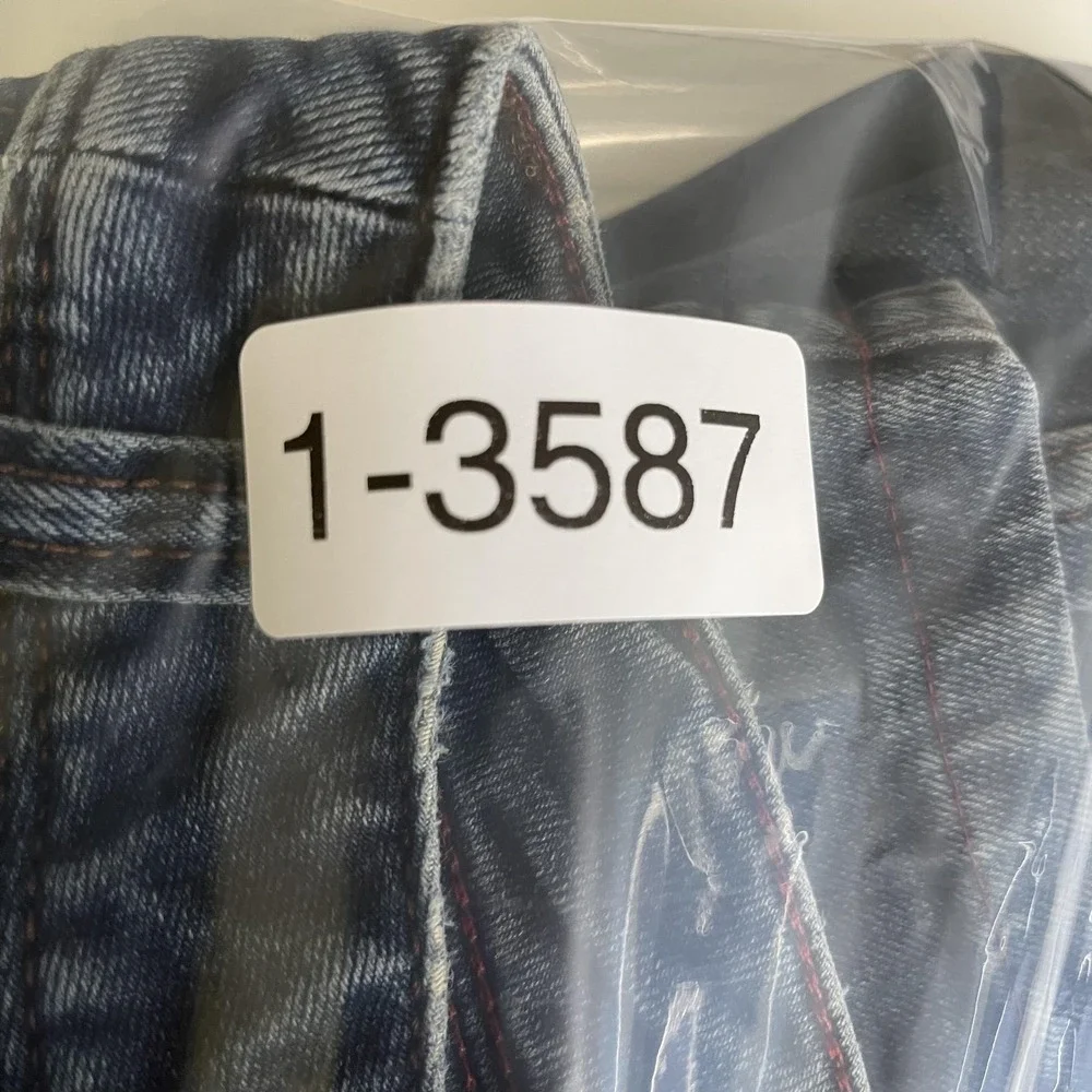 Tommy Bahama Sand Drifter Jeans‎ Mens 35x28 Blue Straight Leg Denim Cotton Blend